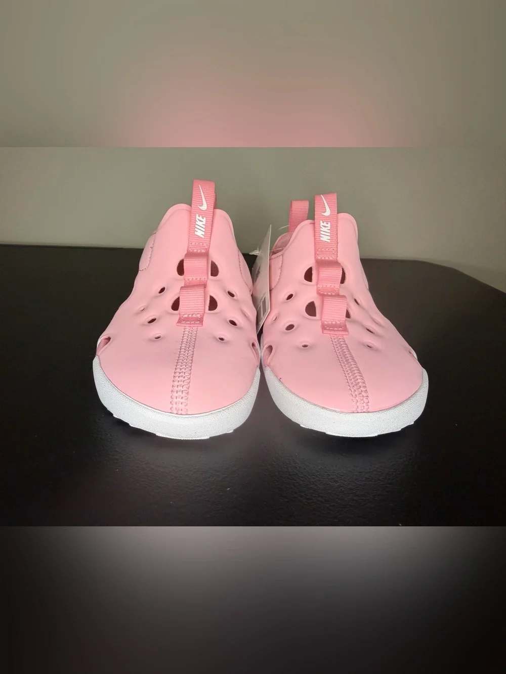 NEW Little Kids Nike Sandal Size 9C Sunday Protect 4 Soft Pink And White